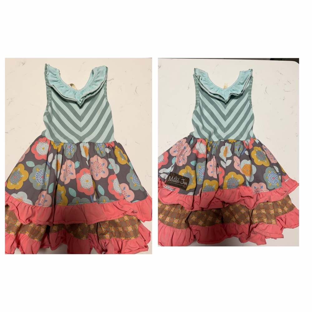 Lot of 7 Matilda Jane clothing. 4 dresses, 2 tops, 1 pants. Size 2 & 18-24 mths - Picture 2 of 16